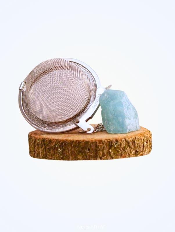 Čajové sítko s přírodním krystalem