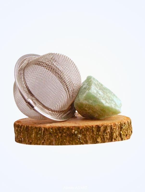 Čajové sítko s přírodním krystalem