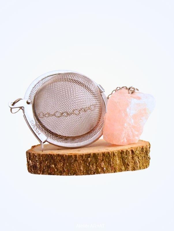 Čajové sítko s přírodním krystalem