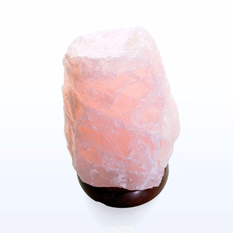 Růženínová Láska - harmonizující lampa z masivního růženínu (2-3 kg)