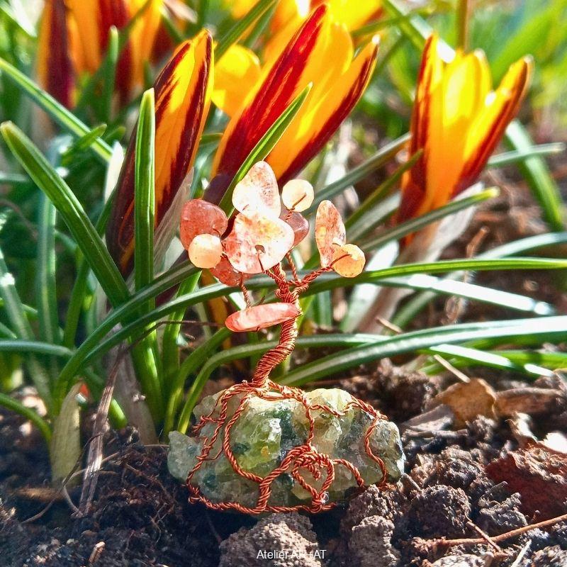 Ohnivý Olivín - radostný Stromeček Štěstí