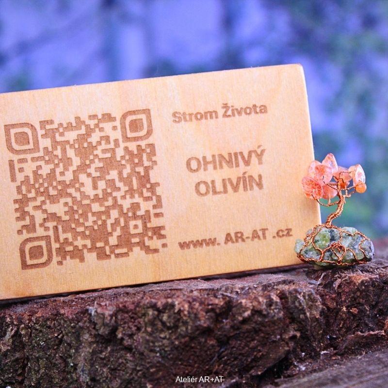 Ohnivý Olivín - radostný Stromeček Štěstí