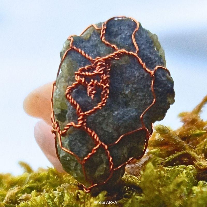 Růžový Olivín - romantický Stromeček Štěstí