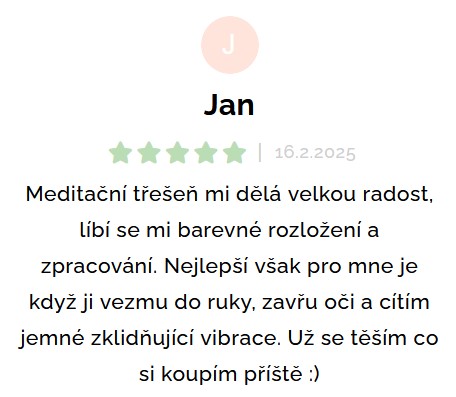 Hodnocení spokojenosti majitele ručně drátovaného Stromu Života jménem Meditační Třešeň