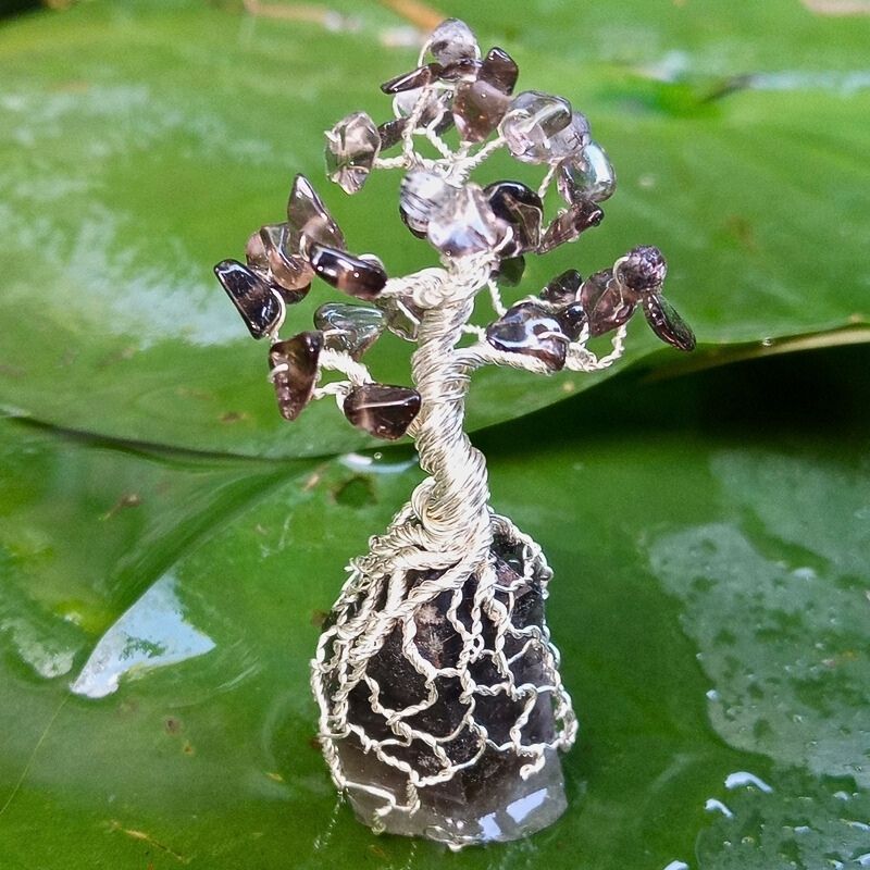 Ručně drátovaný Strom Života Paprsek Luny