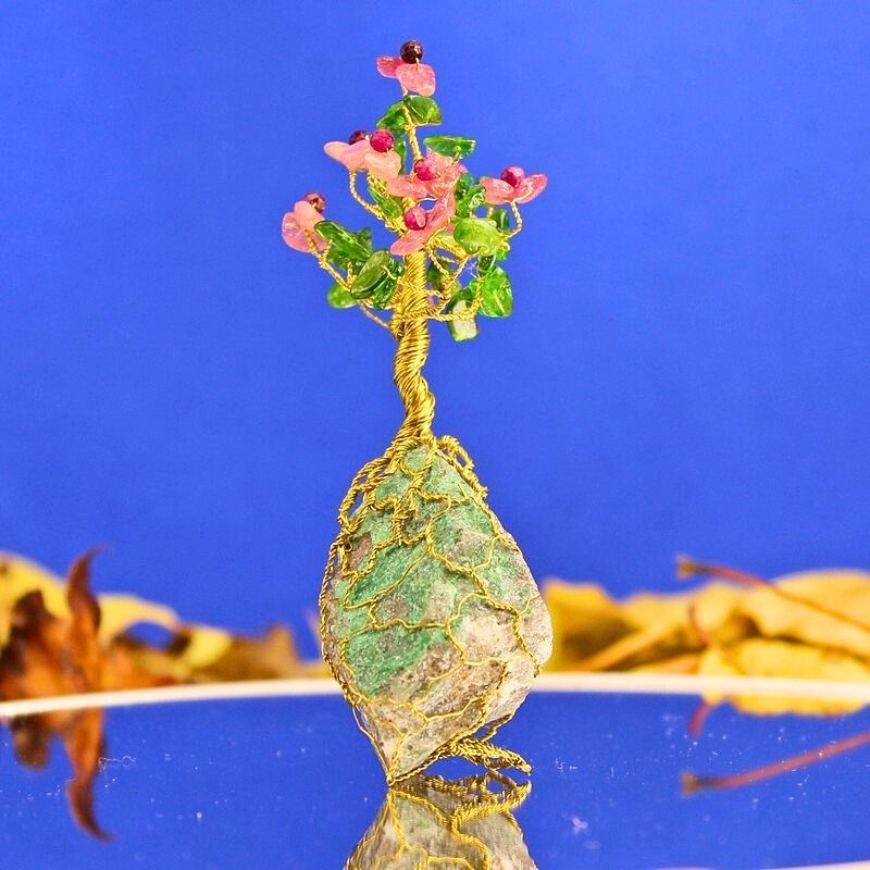 Strom Života jménem Rubínová Broskvoň při podzimní meditaci