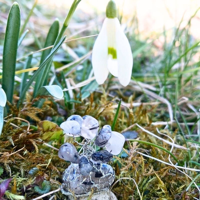 Ručně drátovaný Stromeček Štěstí jménem Vnitřní Harmonie